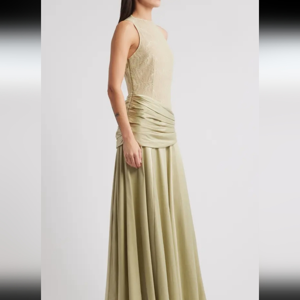 SONYA MODA DALIA MIXED MRDIA GOWN /SZ:XS
